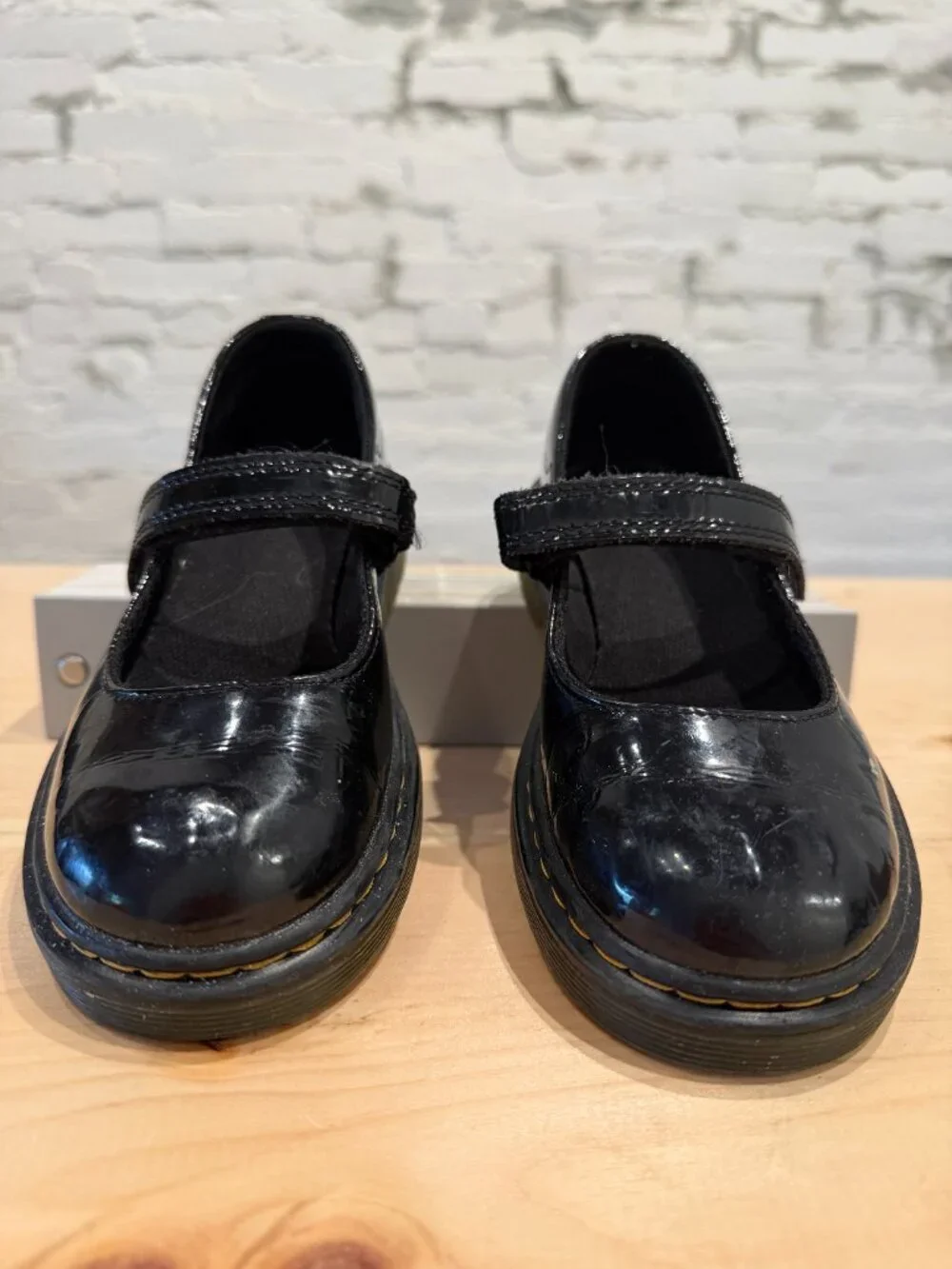 Dr. Martens Maccy Black Patent Mary Janes Size 13